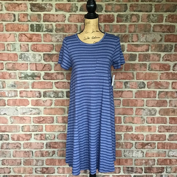 Dress LuLaRoe Carly XS Fits Size 4-8 NWT! High-Low Swing Dress 1 Left! - Picture 3 of 12